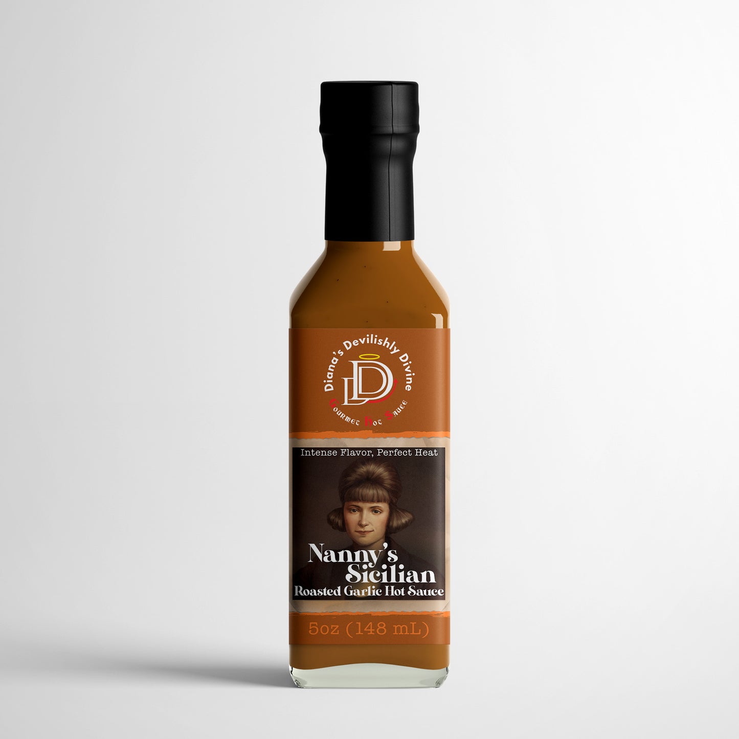 Nanny's Sicilian Roasted Garlic Hot Sauce, 5oz